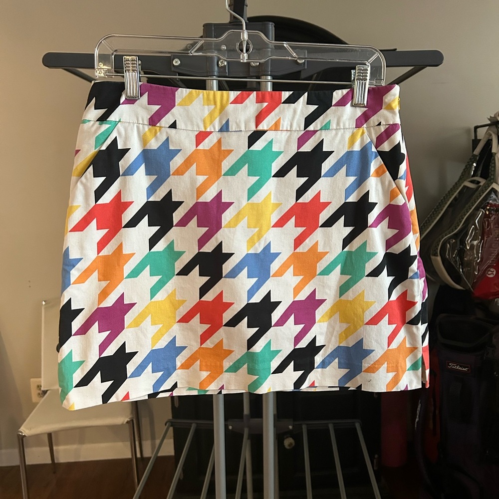 Loudmouth Women’s Golf Skort - Houndstooth